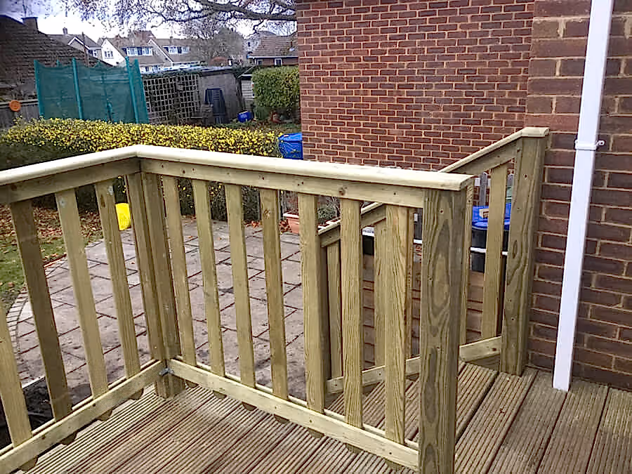 Decking steps