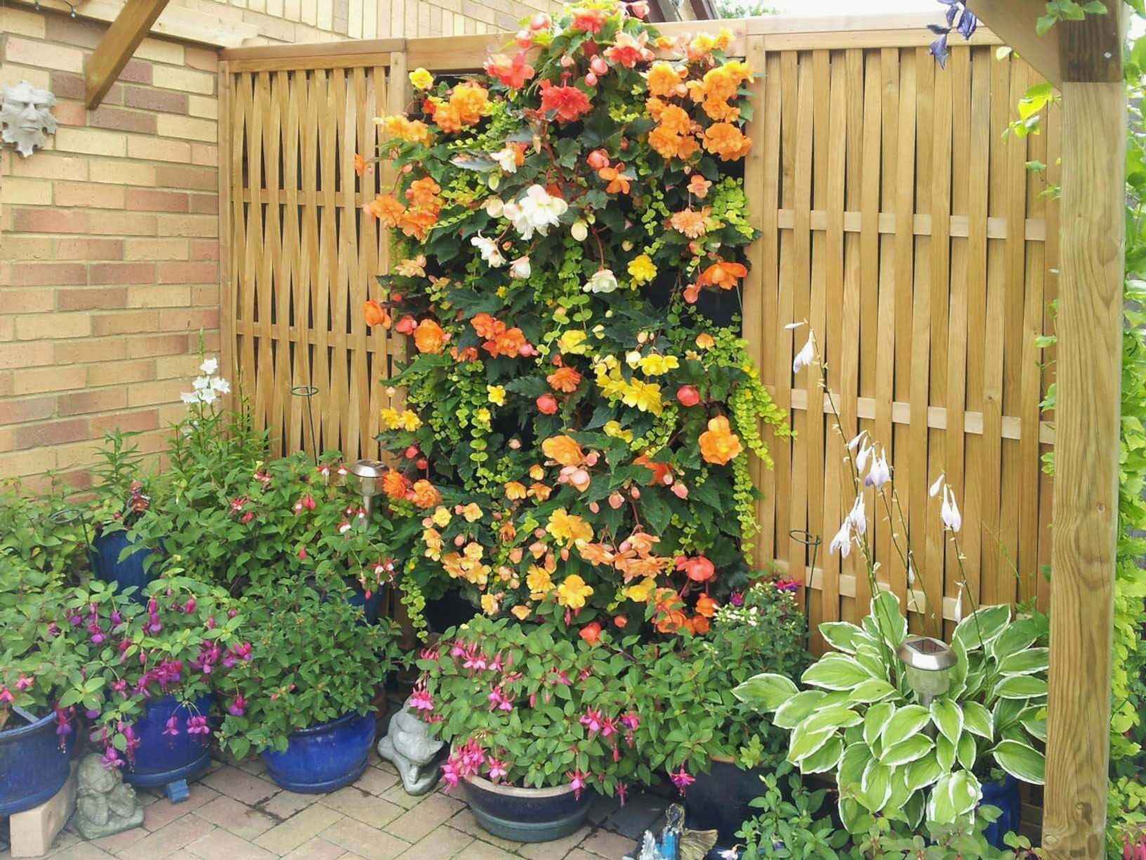 living wall woven fence panels