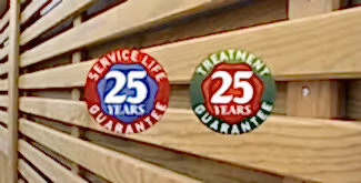 25 Year timber and metal Guarantee