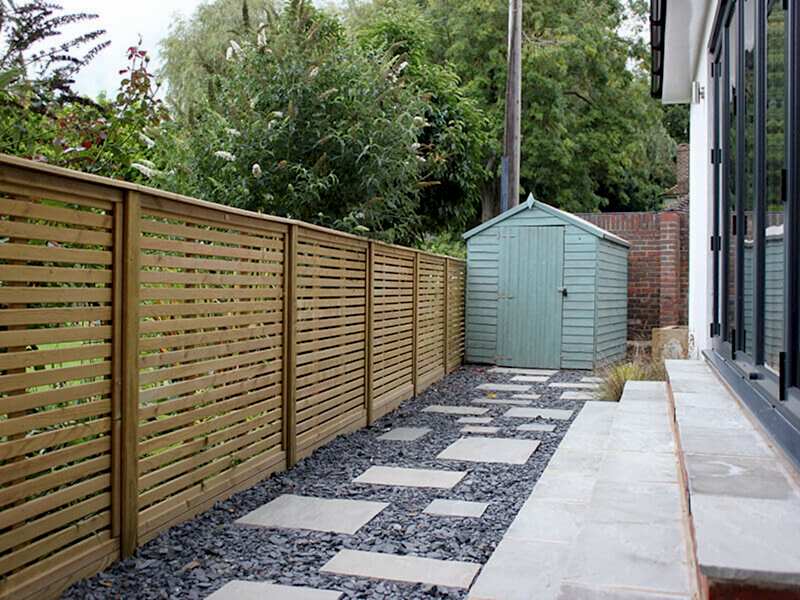 Venetian Panels within garden