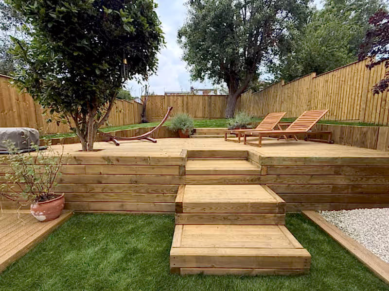 landscape timbers retaining wall