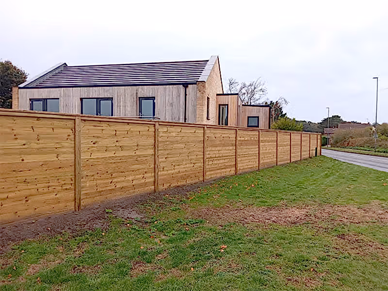 decibel reduction fence panel