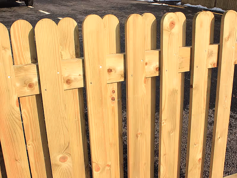 different styles of picket fencing