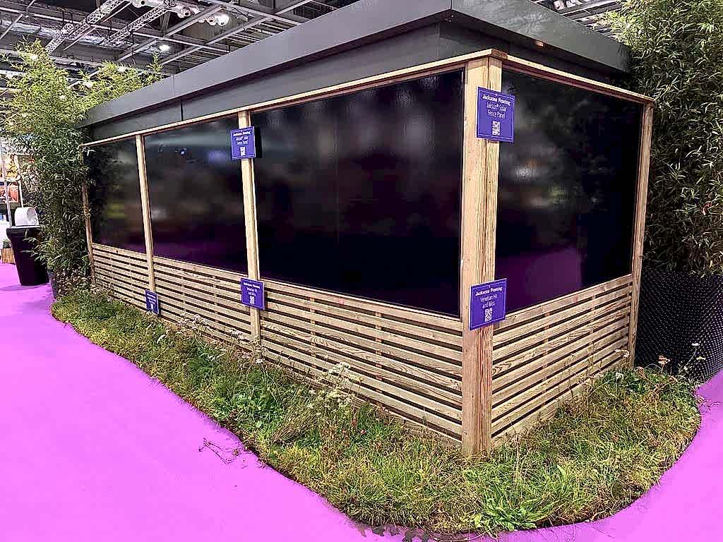 Solar Fence Panels in the Garden of the Future