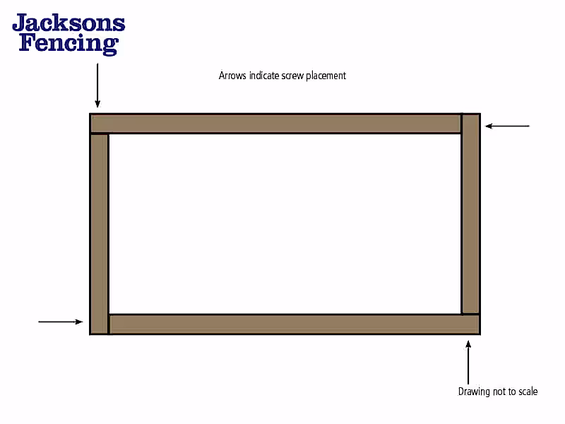 How to build a raised garden bed with sleepers add screws