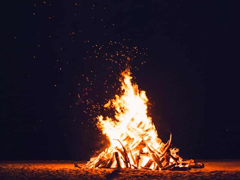 avoid burning old fence panels