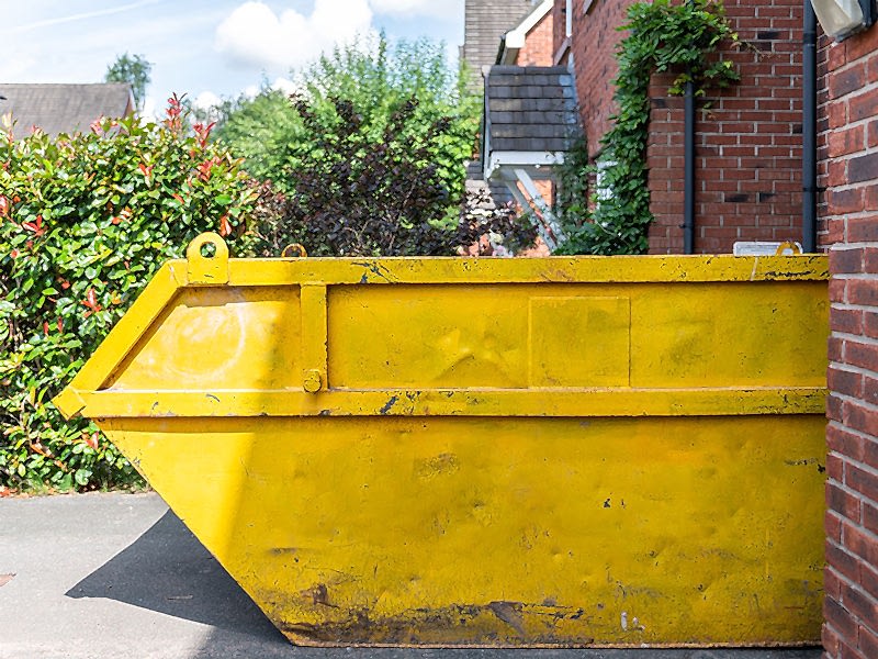 hire a skip to dispose of old fence panels