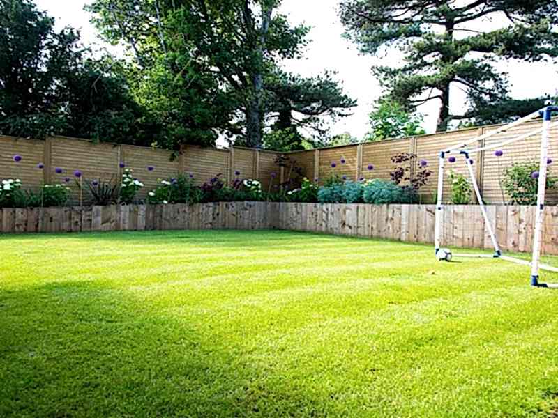 wooden garden retaining wall sleepers