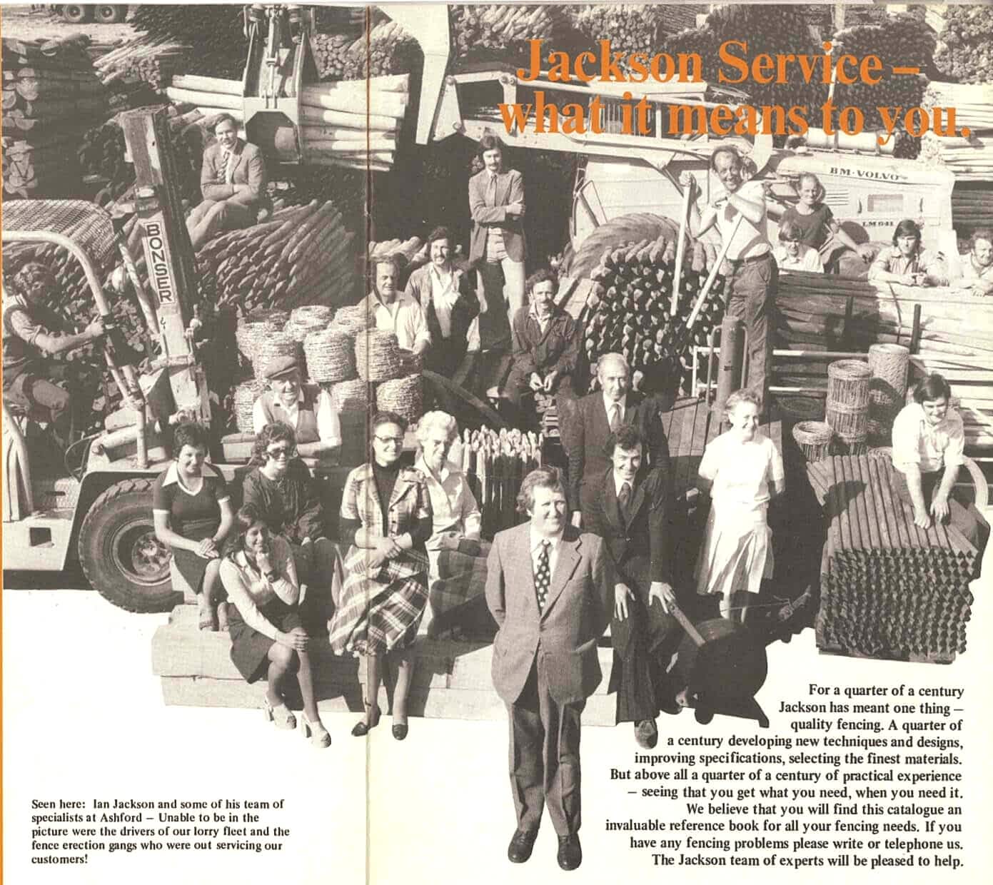 company group pic circa 1970s