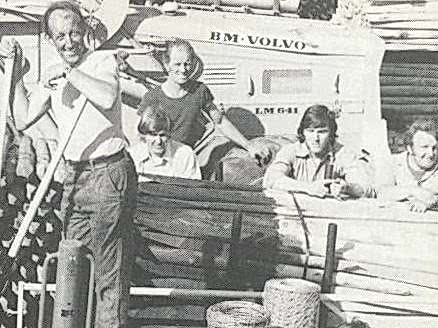 company group pic circa 70s detail Danny