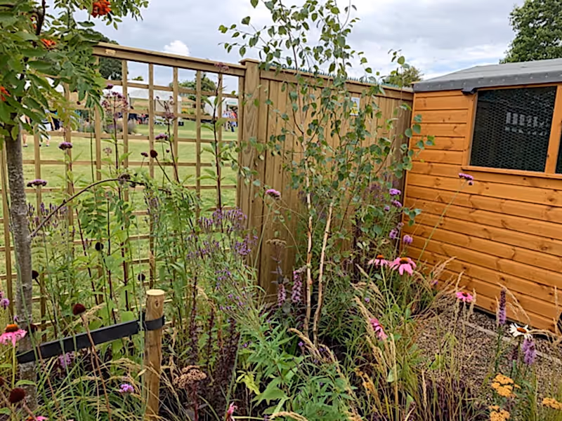 secure garden design