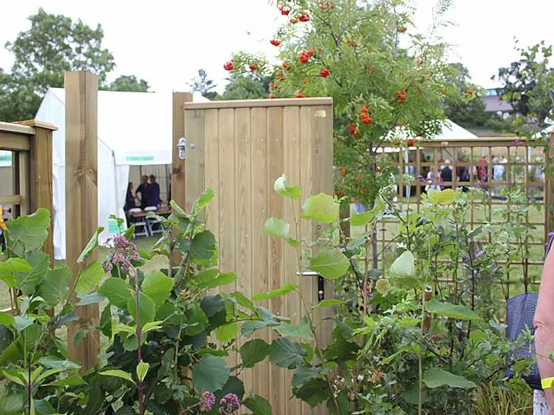 secure garden gate