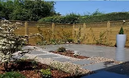 Garden Fencing in the sun