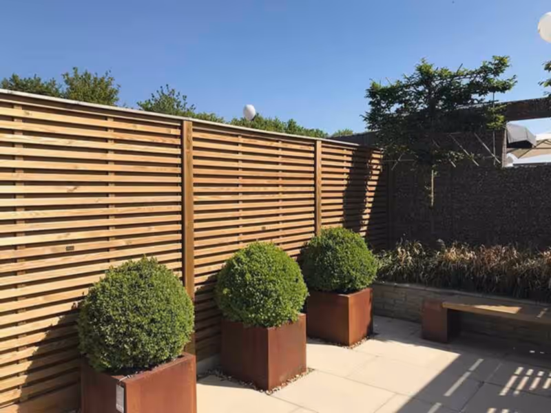 Designer panels in sunlight