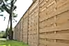Hit and miss style fence