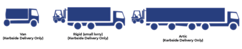Delivery vehicle trucks