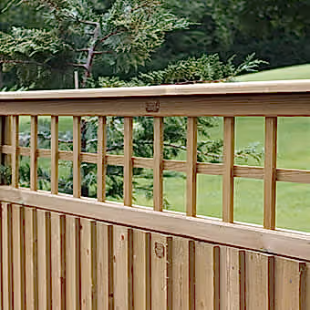 Square trellis topper