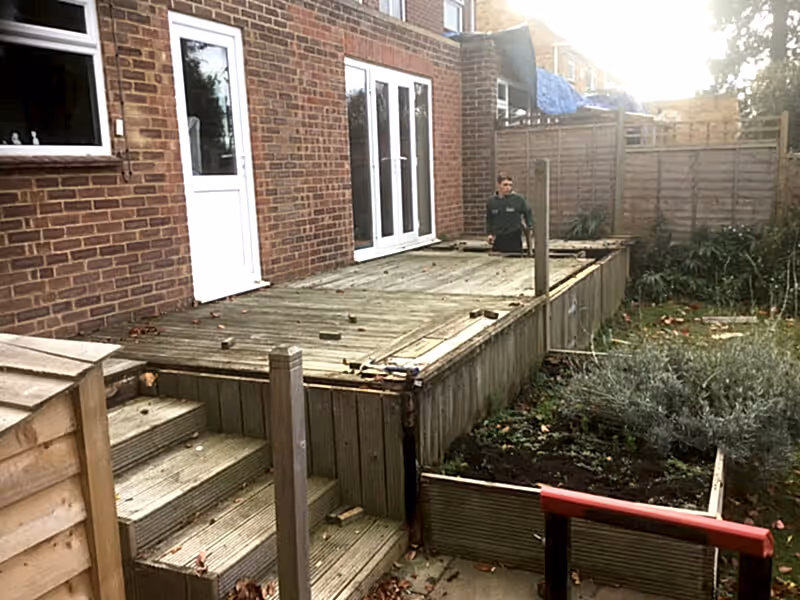 Rotten decking