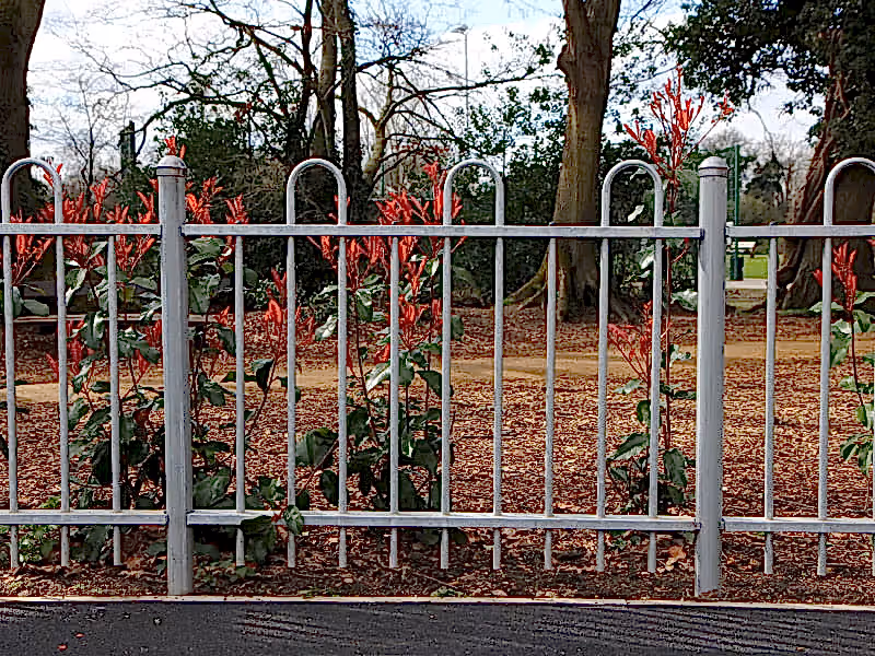 Safe playground fencing