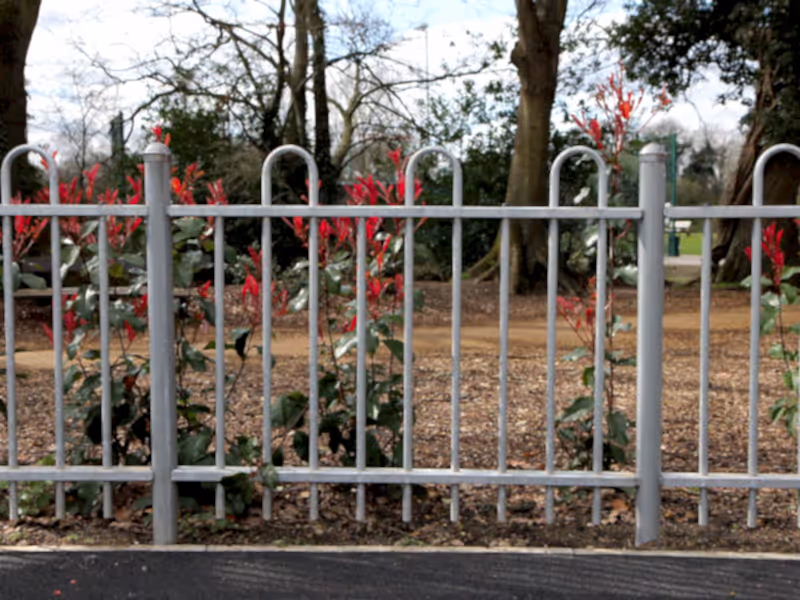 Safe playground fencing
