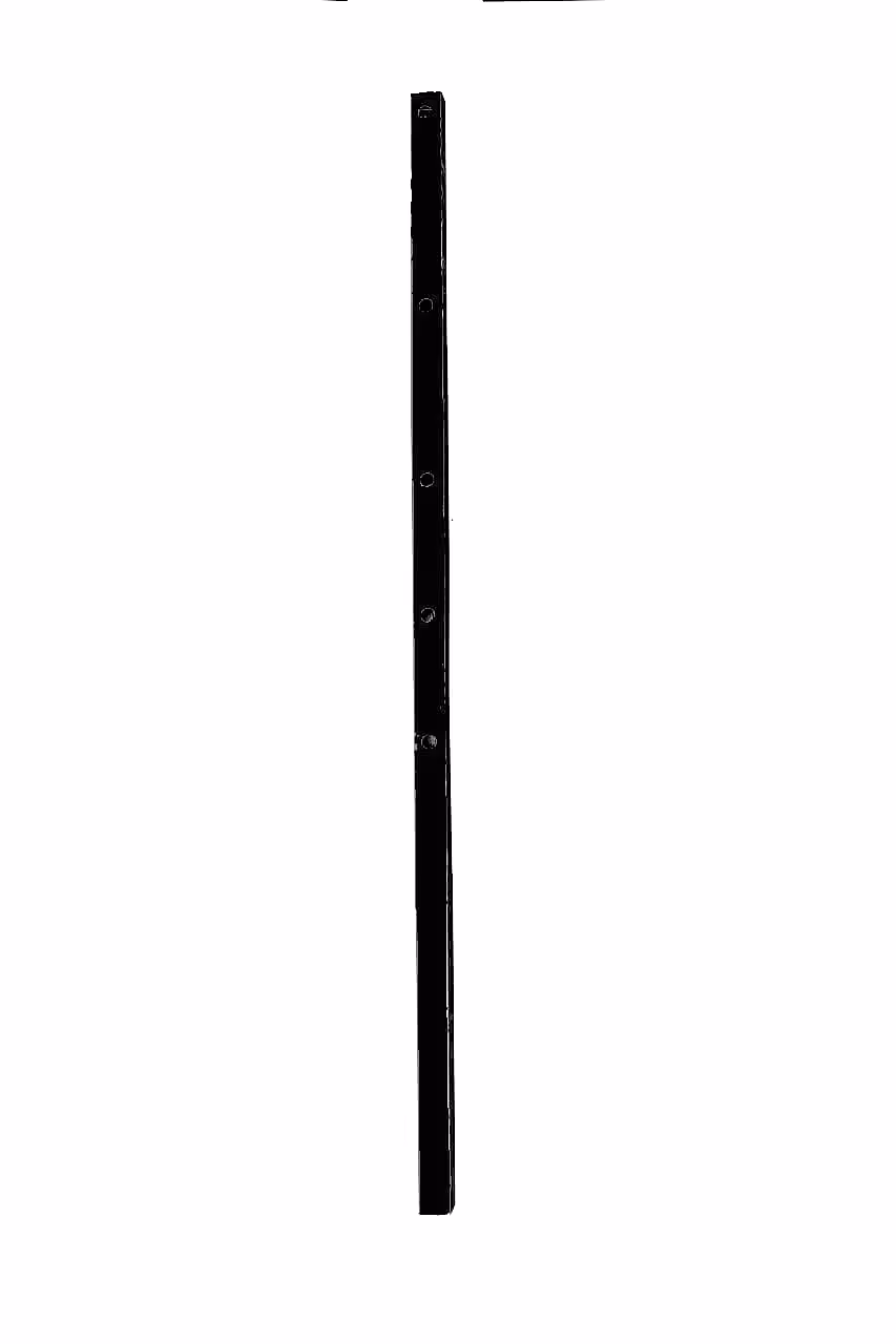 Black Estate Panel End Post