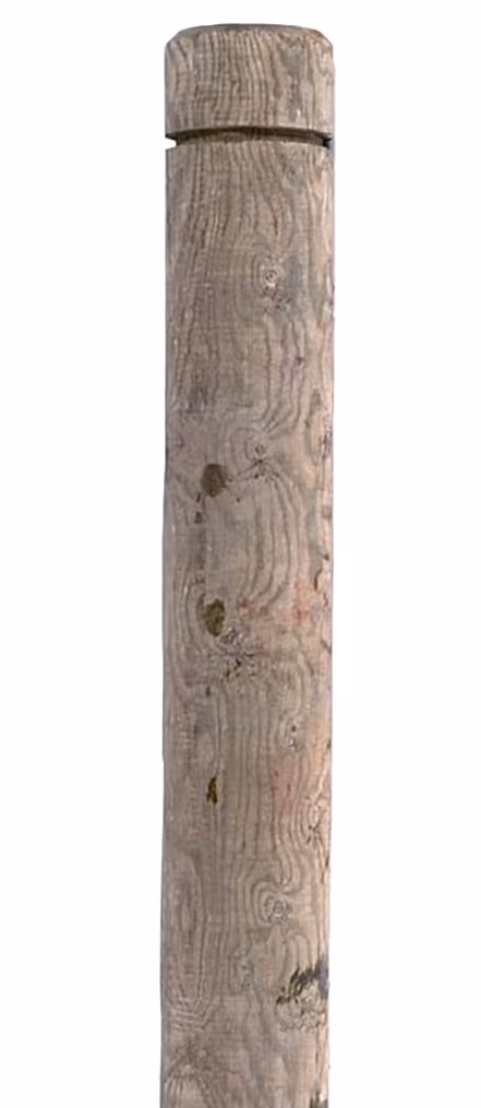 timber bollard round