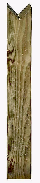 Birdsmouth fencing Fence Post 