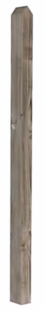 Pointed Picket Gate Post