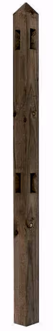 Pointed Palisade Corner