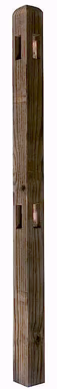 Rounded Corner Fence Post