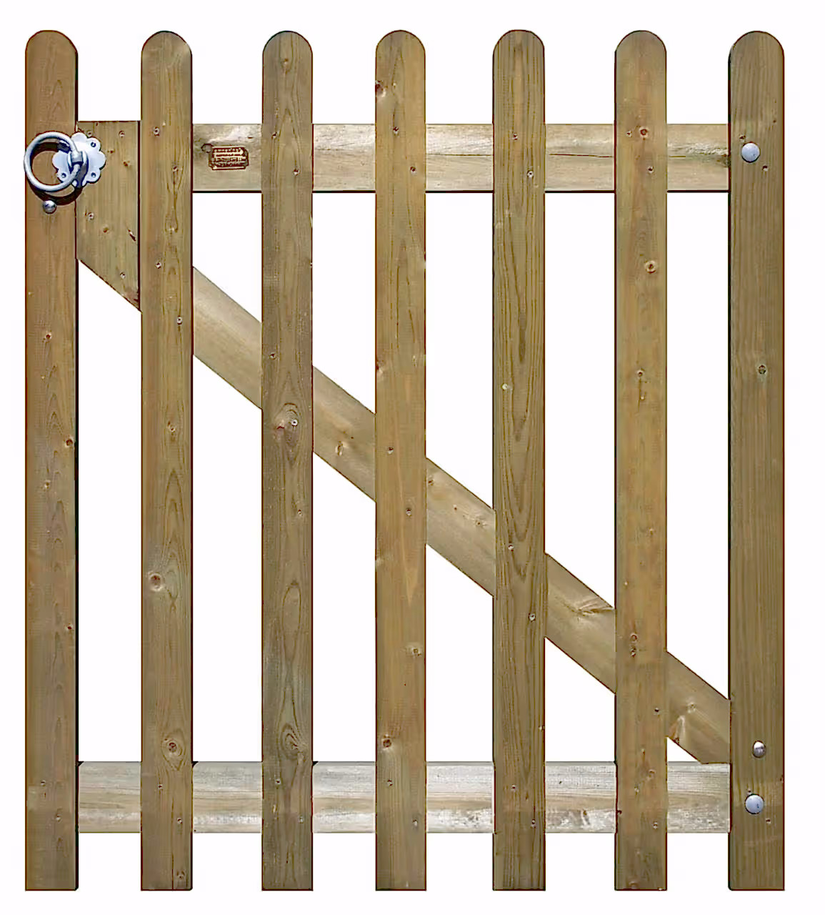 Rounded Palisade gate