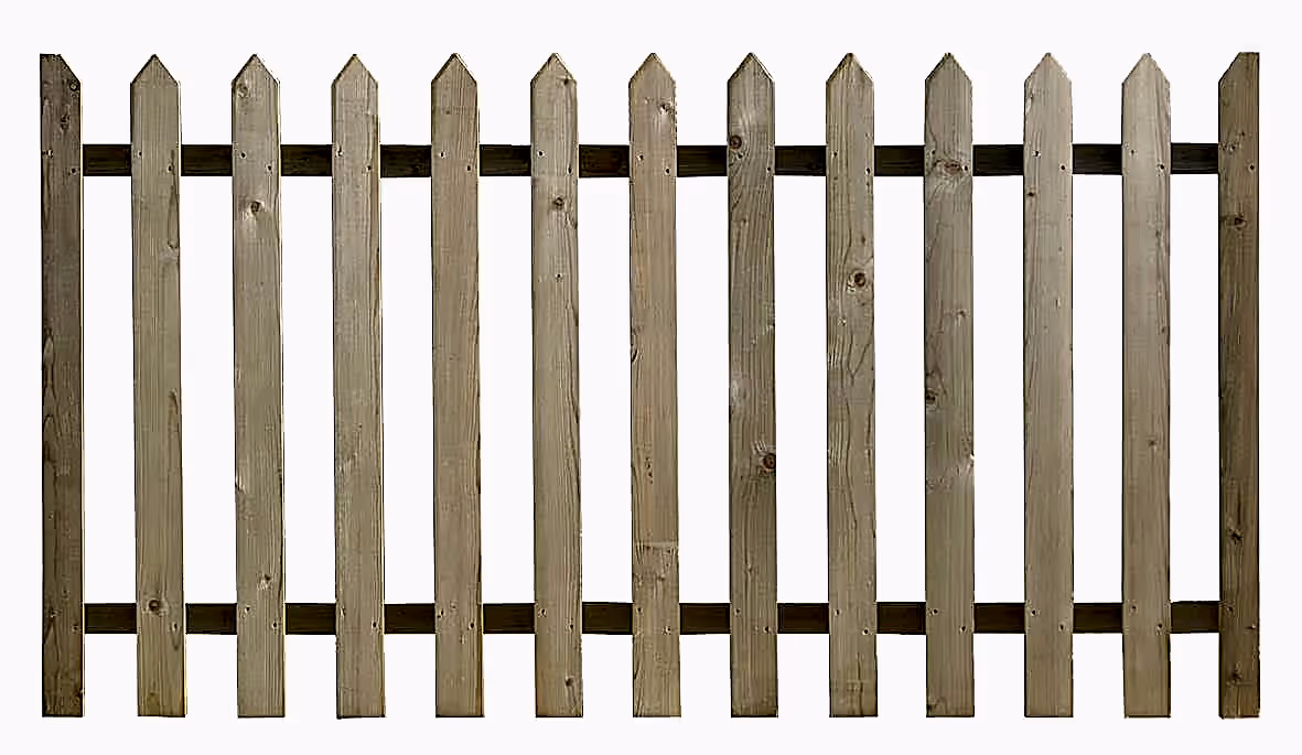 pointed palisade fencing
