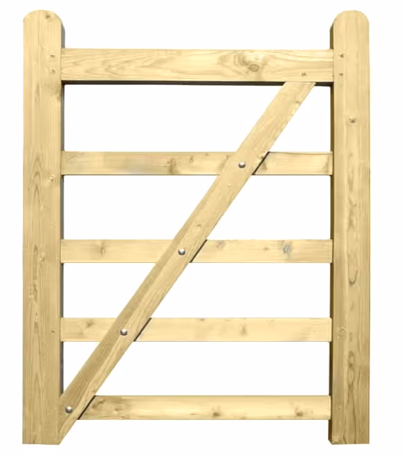 255090 - 1050 mm wide Left hand hanging gate