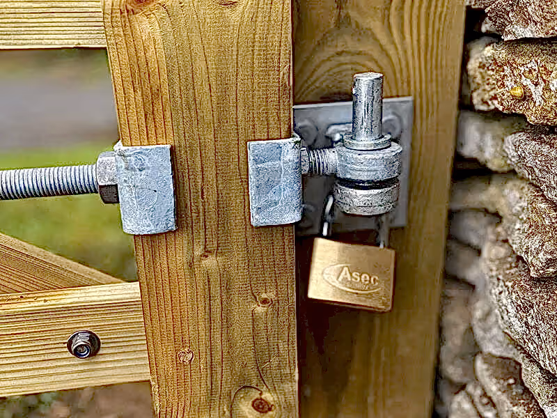 Field Gate lock