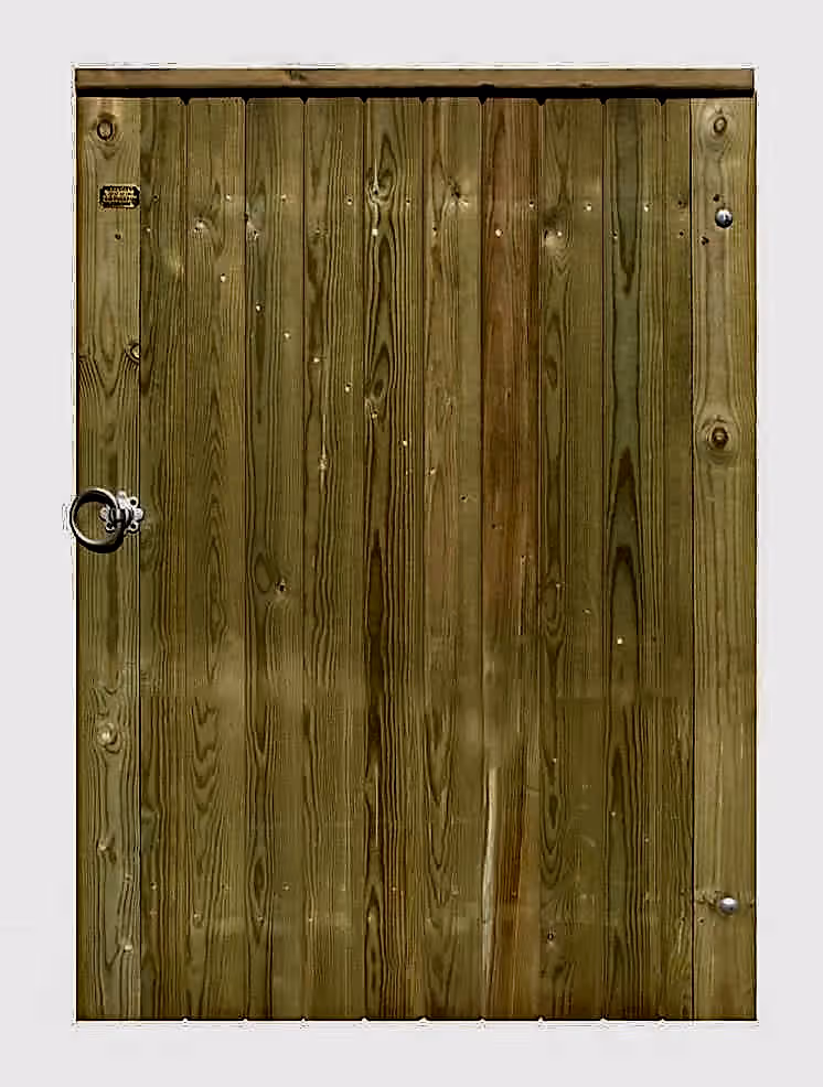 brook solid privacy gate 1480mm RH