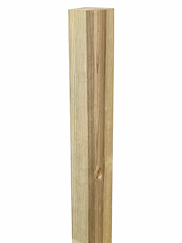 Timber fence post