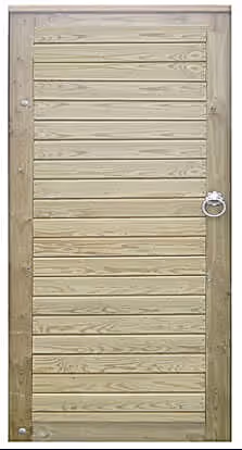 Left Hand Hanging Horizontal Tongue and Groove Garden Gate