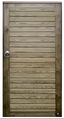 Horizontal Tongue and Groove Garden Gate