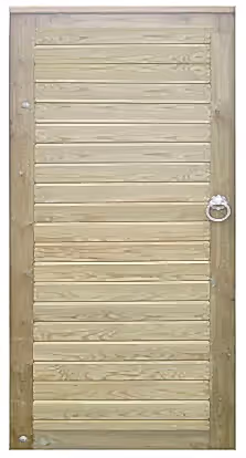 Left Hand Hanging Horizontal Tongue and Groove Garden Gate
