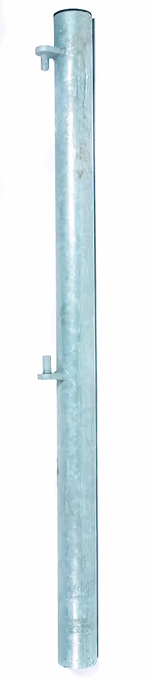Larger metal field gate post