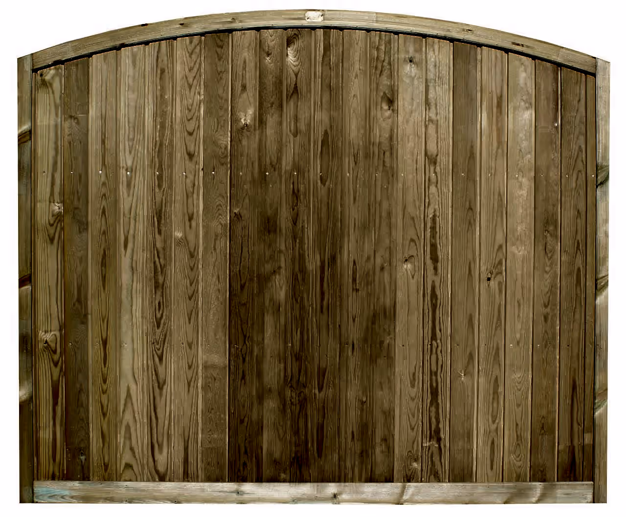 Tongue and Groove Convex Fence Panel
