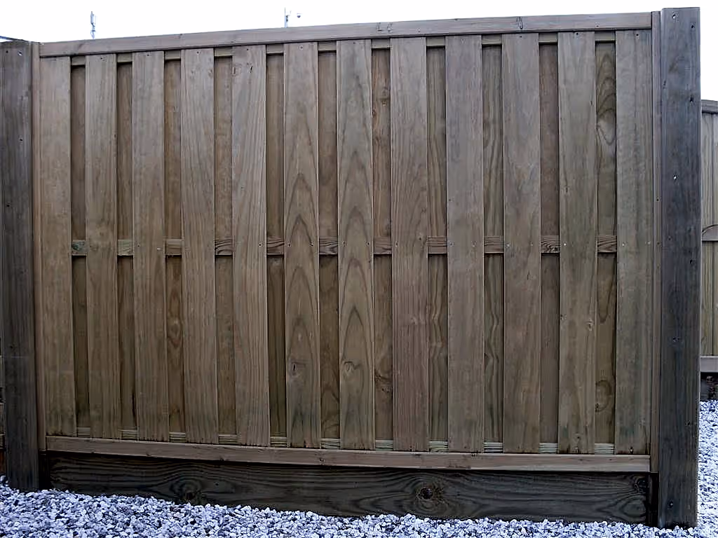 Hitt and Miss Vertical Fence Panel 634200