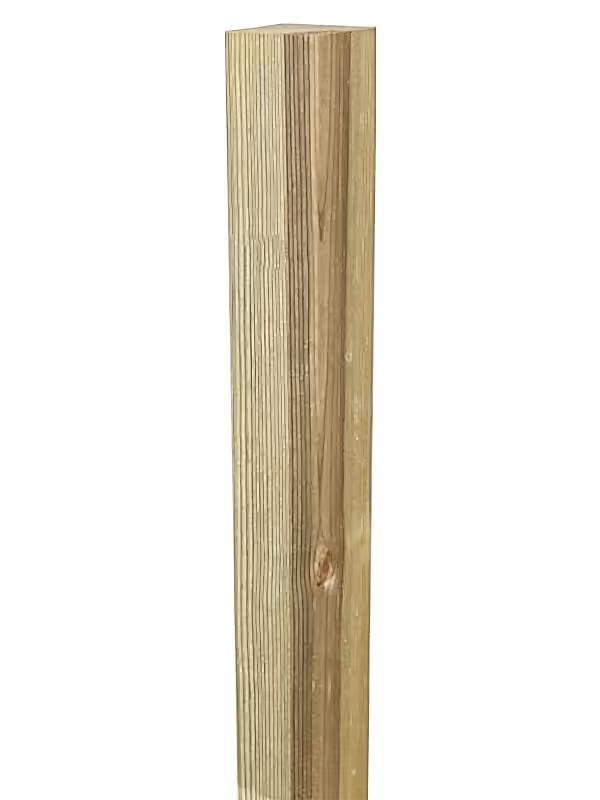 Timber fence post