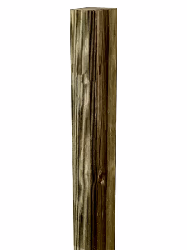 Timber fence post