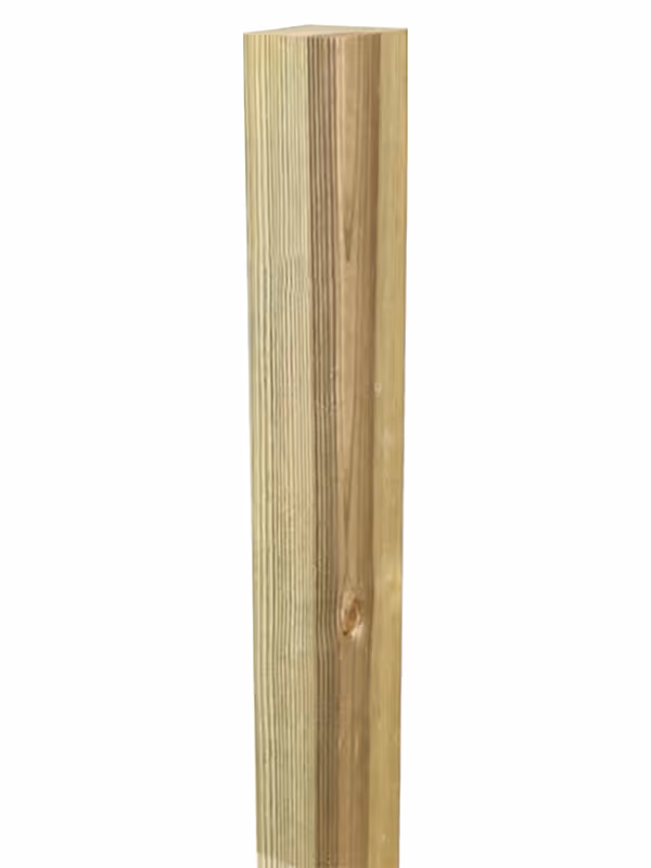 Timber fence post