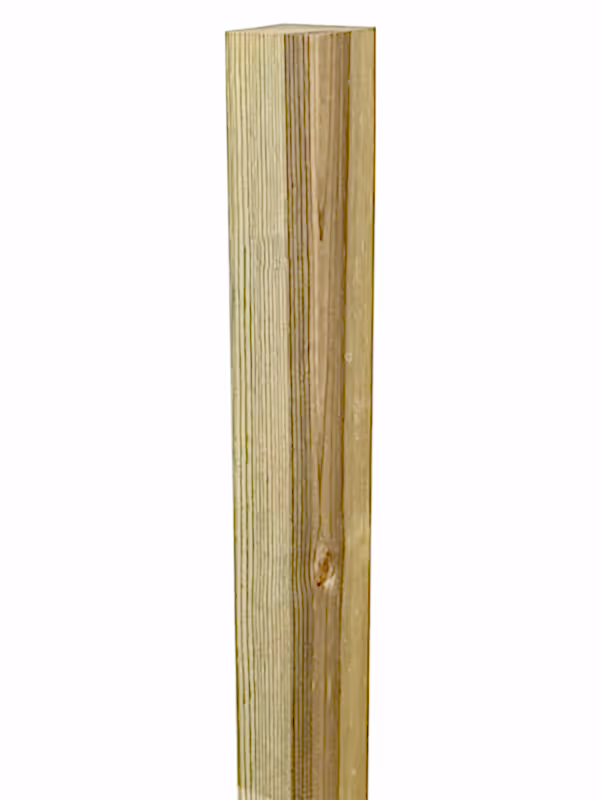 Timber fence post