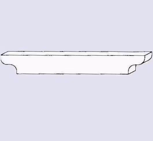 pergola double end side rail