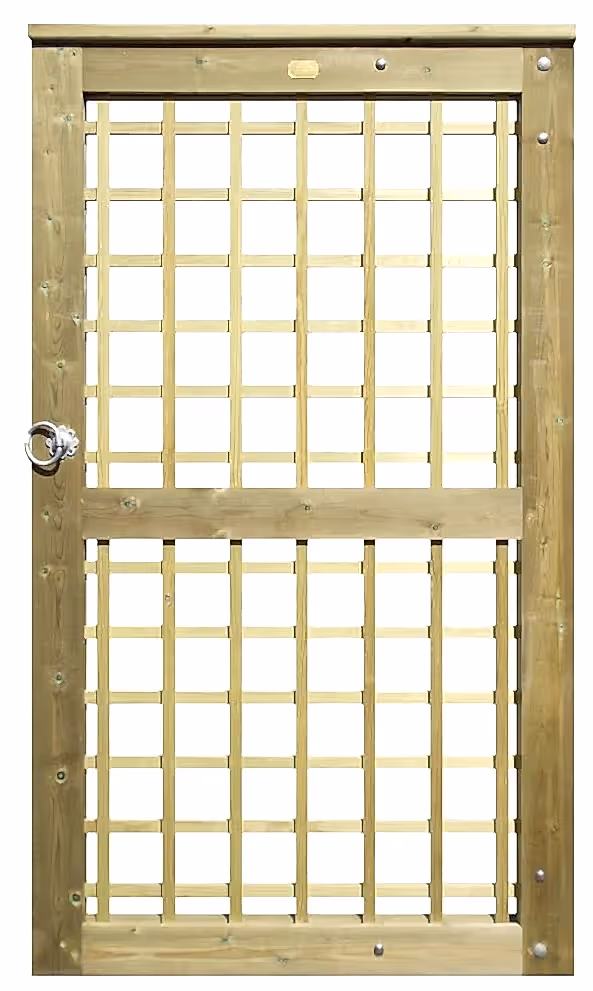 Square Trellis Premier Garden Gate