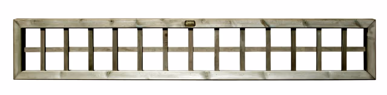 Two Square Short Trellis Topper panel 