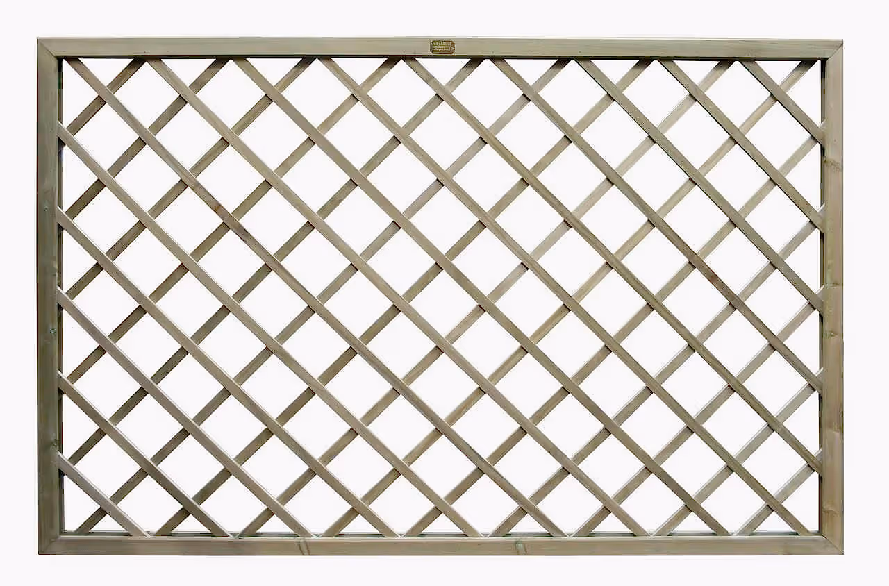 743100 - 119m Diamond Wooden Trellis Panel 